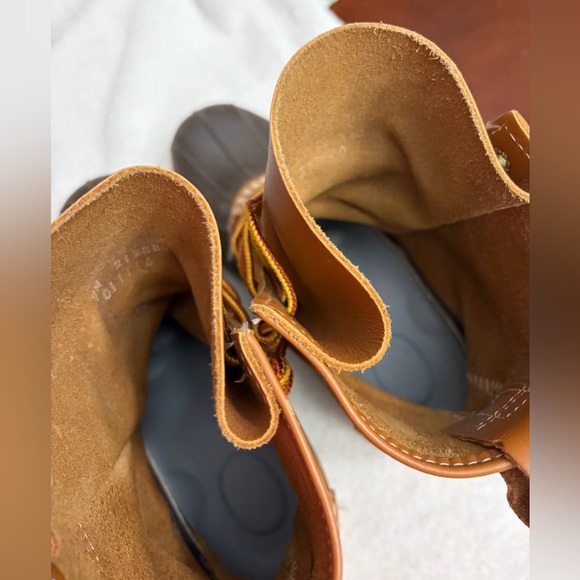 L.L. Bean Ladies Bean Boots in Tan and Brown AKA “Duck Boots” 🤎 - Picture 6 of 11